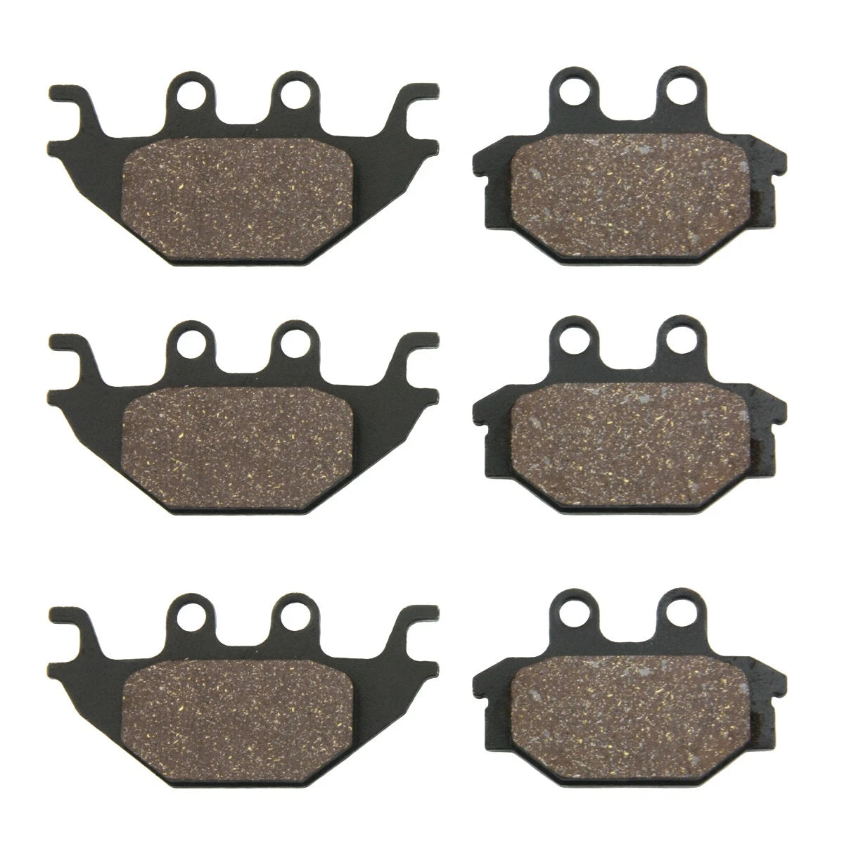 Set of 4 Front & Rear Semi-Metallic Brake Pads for Arctic Cat 250 Utility (2006–2009) (3)FS-476a