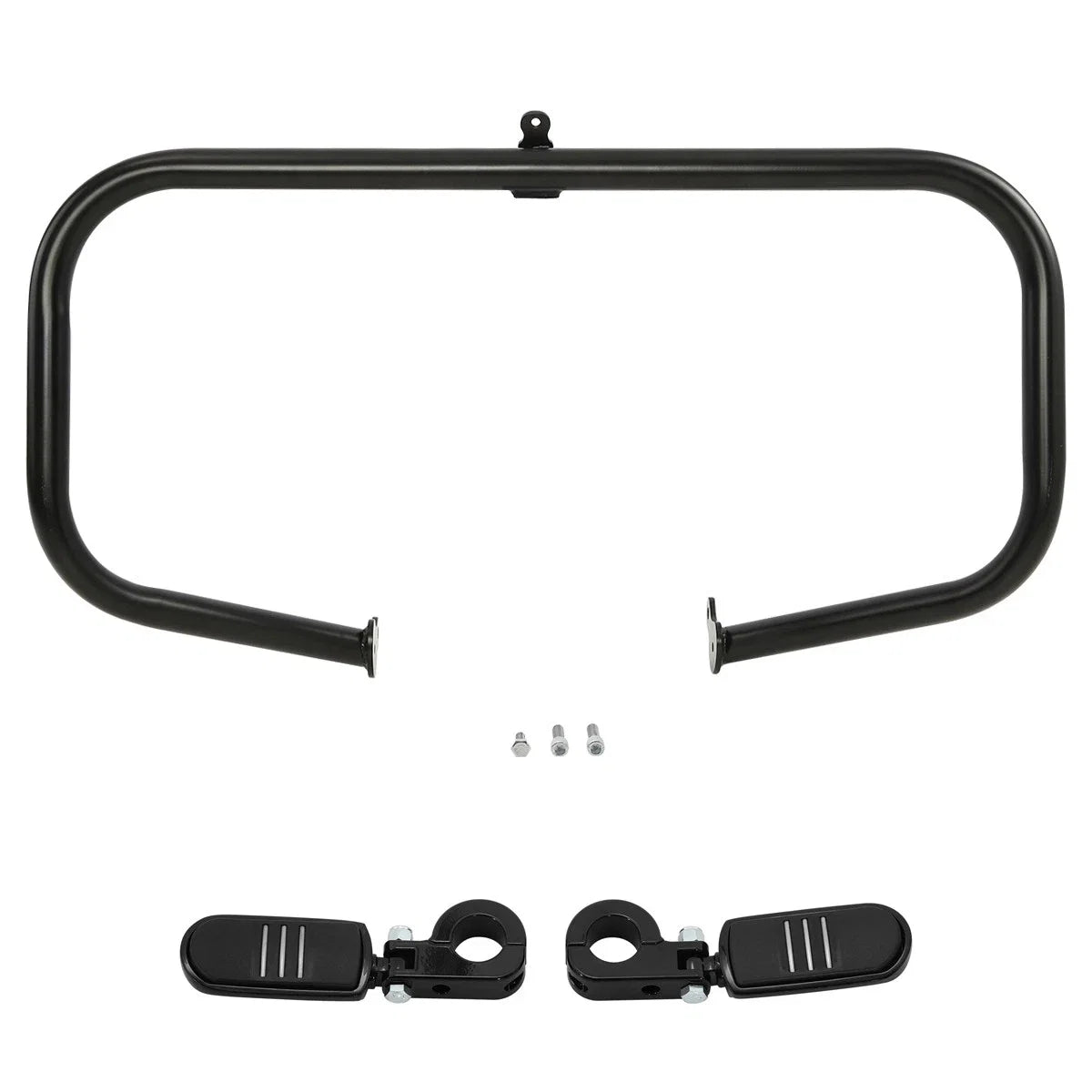 Engine Guard Crash Bar Foot Pegs for Harley Touring Road Glide (2009–2024)