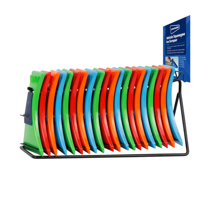 2X Windscreen Ice Scraper Squeegee for Vehicle Car Van (SWPBS2)