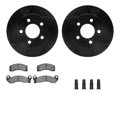 2X Brake Disc and Pad Kit for Lincoln Town Car (1991–1994) WHWH1-56016