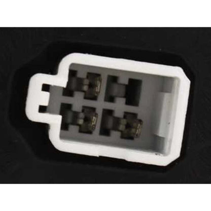 Set of 2 Power Mirrors for Chevrolet Colorado (2004–2012) Black Manual Folding