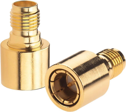 2X SMA Male to SMA Female RF Adapter Plug Jack for Testing