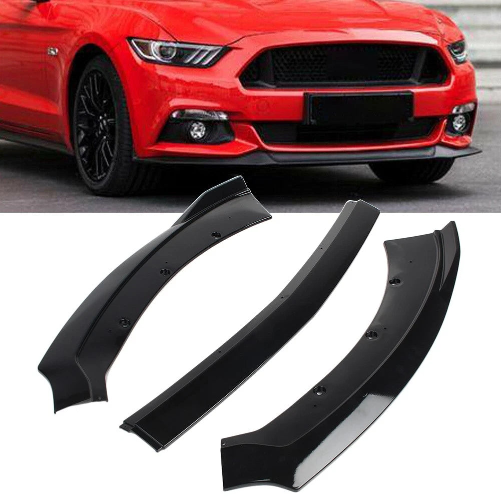 Front Bumper Lip Chin Spoiler for Ford Mustang (2015–2017)