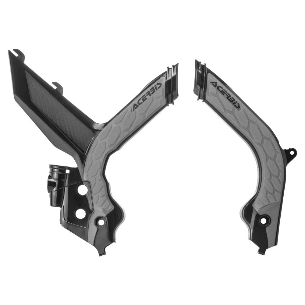 Acerbis X-Grip Frame Guards for KTM (2733441001) Black/Grey