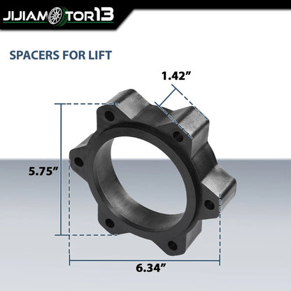 2X CV Spacers for Chevrolet/GMC 2500HD (2001–2010) jijia2025072801