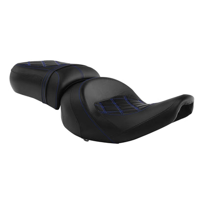 2X Black Driver Passenger Two-up Seat for Indian Roadmaster Chieftain (2014–2023)
