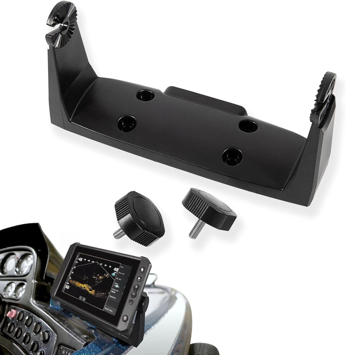 Gimbal Mounting Bracket w/Knobs for Lowrance HDS-7 (Gen2, Gen3)