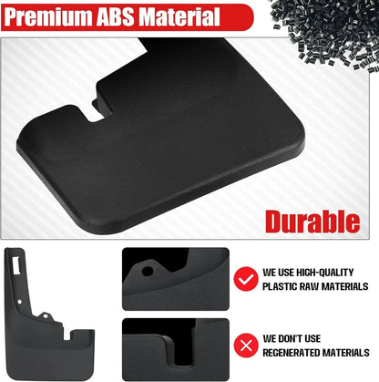 Set of 4 Splash Guards for Ford F-150 (2021–2024)