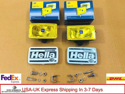 Hella Comet 450 Spot Driving Light with Cover & H3 Bulb for (1FB 005 860-061)