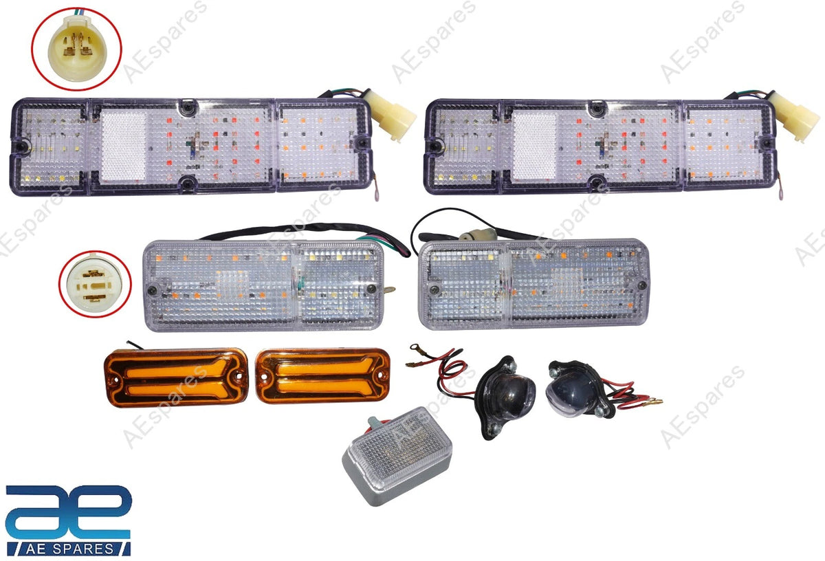 Complete Tail Brake Light Set for Suzuki Samurai SJ410 SJ413 (1986–1995)
