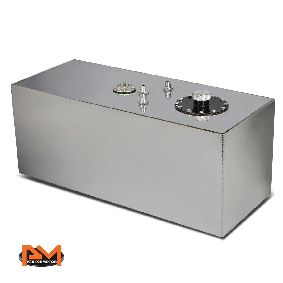 19 Gallon Aluminum Fuel Cell for Universal Applications (Polished Chrome)
