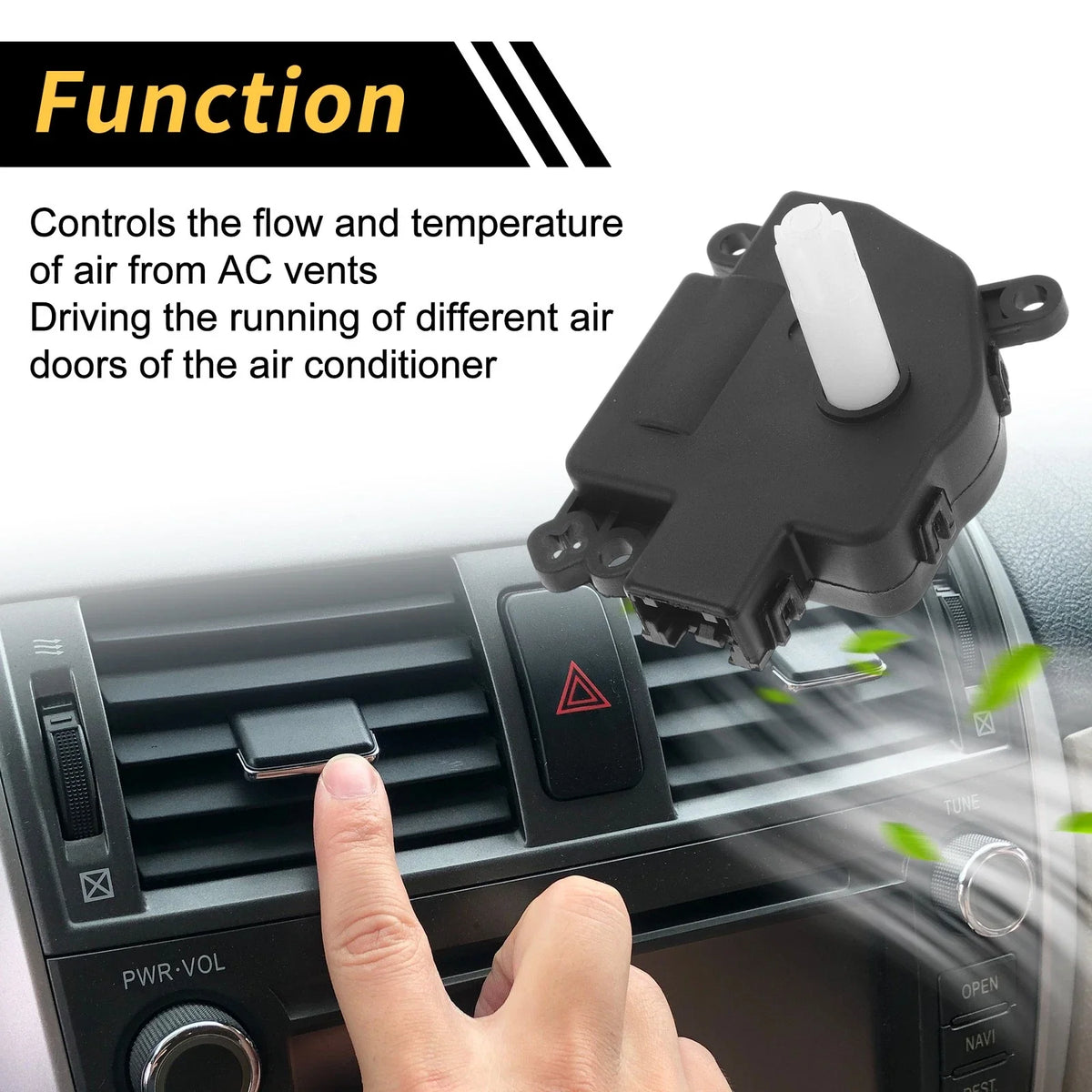 HVAC Heater Blend Door Actuator for Ford F-150 (2004–2008) No. 9L3Z19E616E