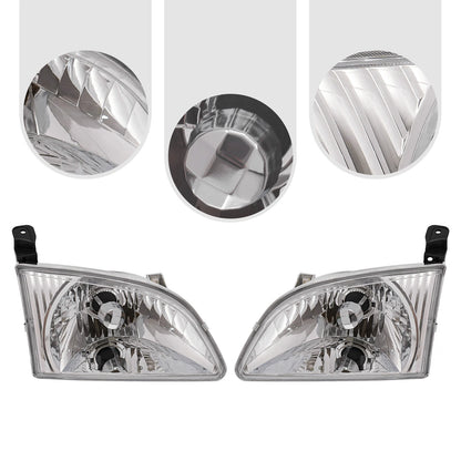 Headlight Assembly Pair for Toyota Sienna (2001–2003) 8115008020, TO2502135