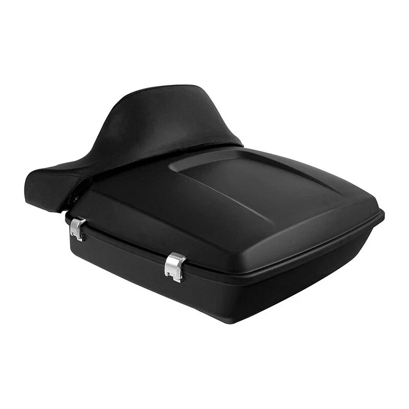 Matt Chopped Trunk Backrest Mount Rack for Harley Touring Street Glide (2009–2013)