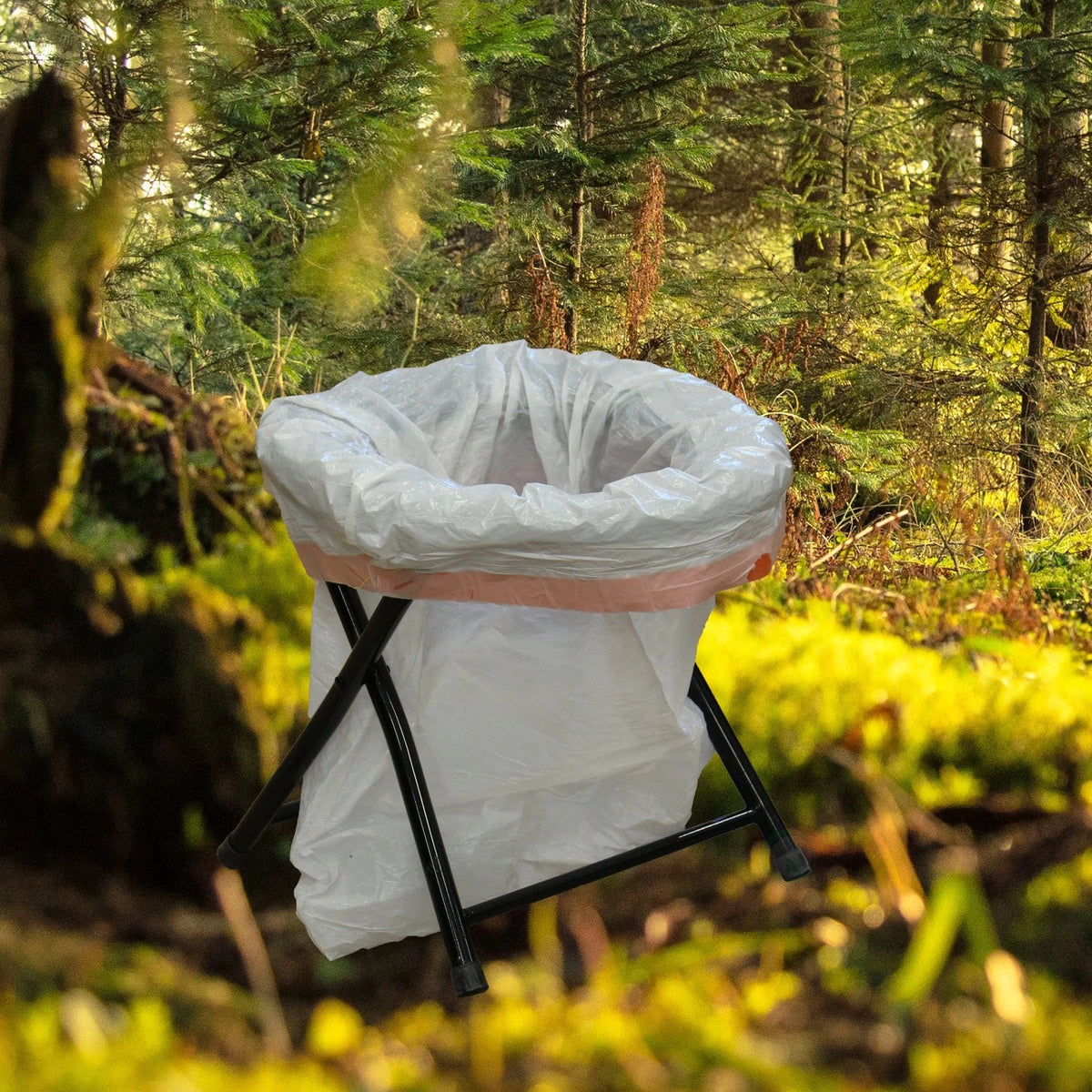 Folding Portable Toilet Seat for Camping (13.75 W x 14.5 L x 14 H)