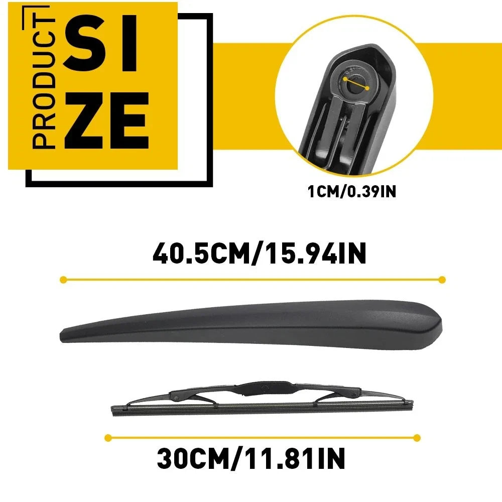 Set of 2 Back Windshield Wiper Arm Blades for GMC Terrain Buick Envision (2016–2020)