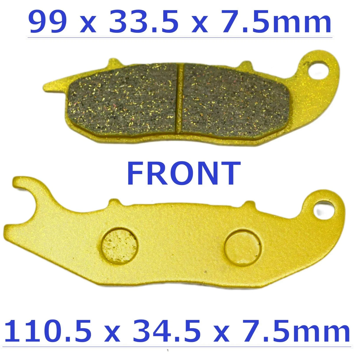 Front Rear Brake Pads for Honda CBR 125 R CBR125R (2011–2016)