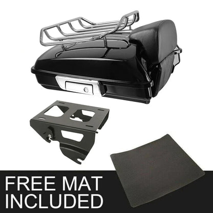 Razor Trunk Luggage Backrest & Solo Mount Rack for Harley Touring (2014–2026)