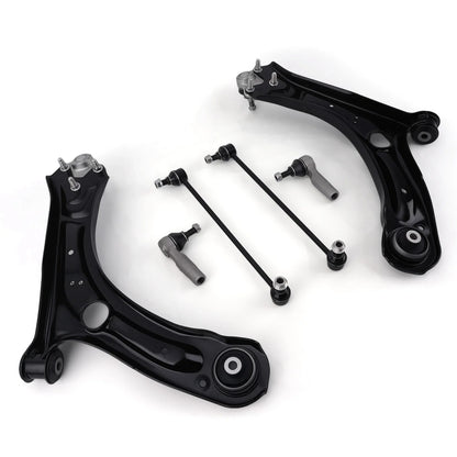 Set of 4 Front Control Arm Ball Joints Sway Bars Tie Rods for Passat Beetle (2012–2017)