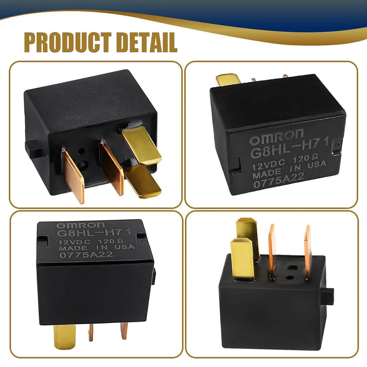 10X G8HL-H71 Automotive Relay for Honda (1990–2023)