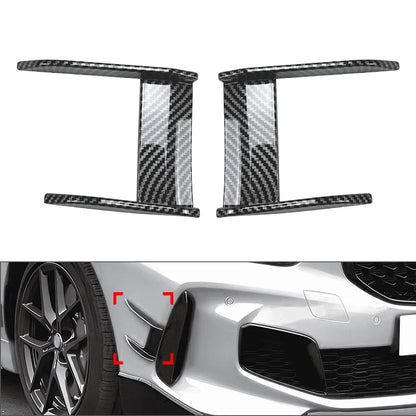 Front Bumper Side Spoiler for BMW 1 Series F40 (2019–2023) Carbon Look