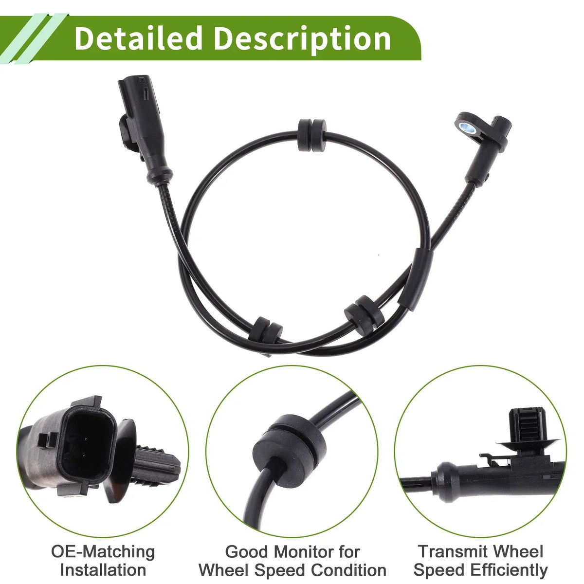 ABS Wheel Speed Sensor for Ford Fiesta (2010–2011) No. 8V5Z2C204A