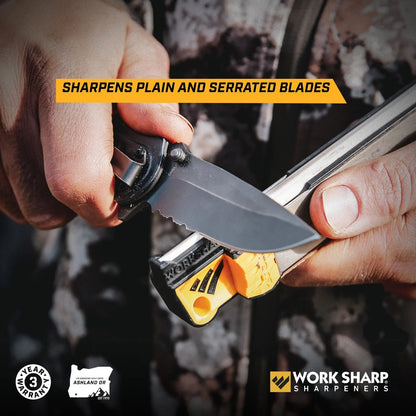 Work Sharp Guided Field Sharpener for Compact Travel Knife (One Size)
