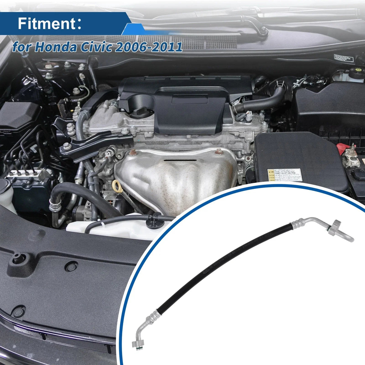 A/C Refrigerant Liquid Hose for Honda Civic (2006–2011) No. 80315SEMM01