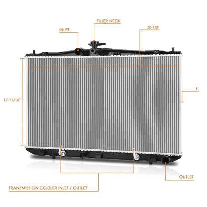 Aluminum Cooling Radiator DPI-13207 for RX350/RX450H/Sienna (2010–2016)