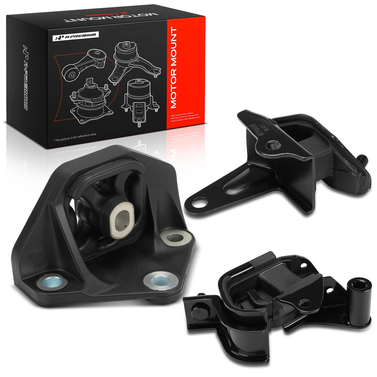 3X Engine Transmission Mount for Honda Accord (2003–2007) 50870SDBA02, 50870SEPA01, 50860SDPA10