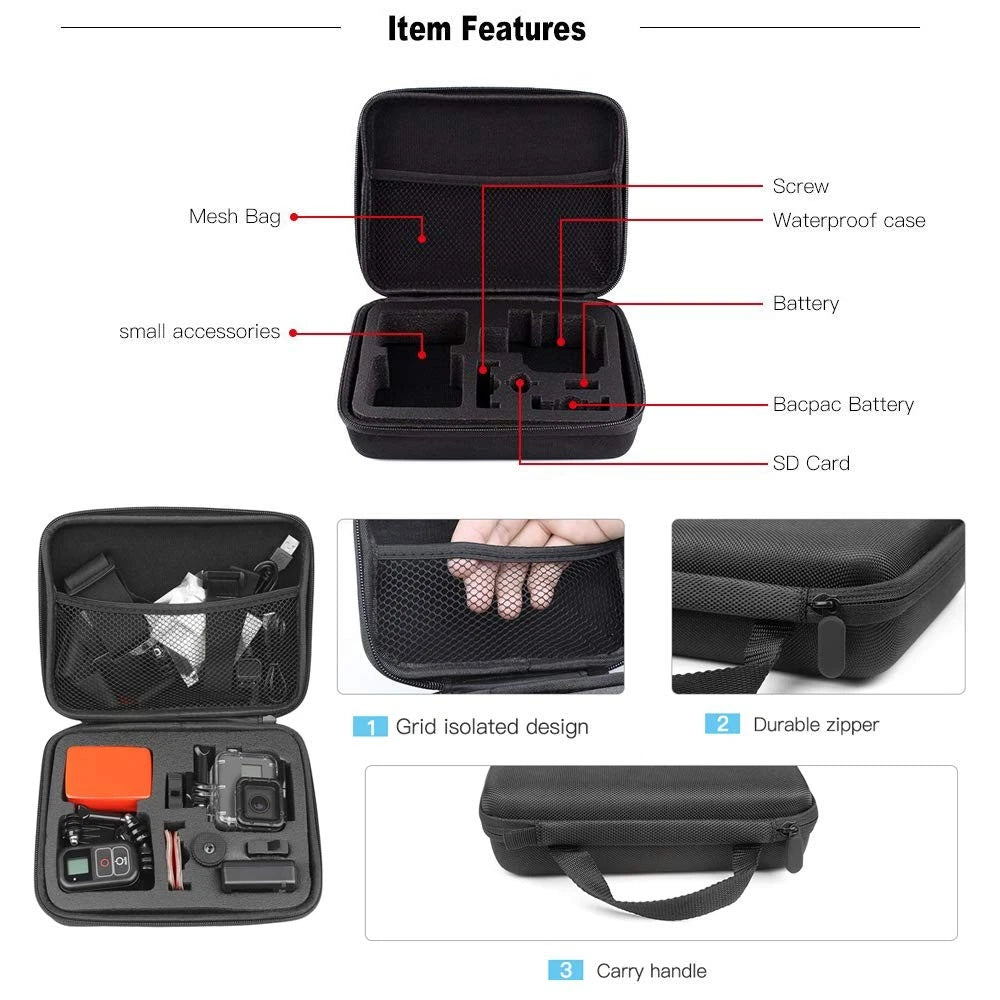 Protective Storage Bag Case for TEKCAM Action Camera