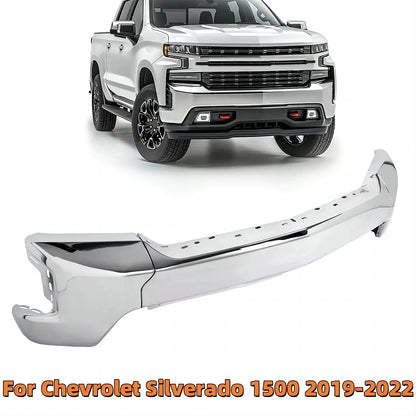 Chrome Steel Front Bumper Face Bar for Chevy Silverado 1500 (2019–2022)