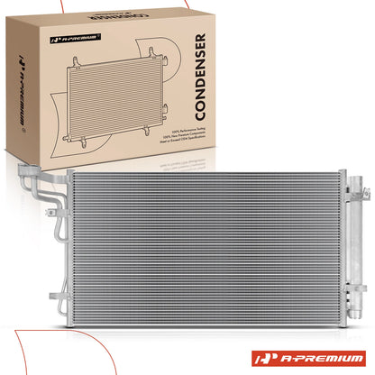A/C Condenser with Receiver Drier for Hyundai Genesis Equus (2009–2014) 940718, 976063N160, 976063M160, 7-3761