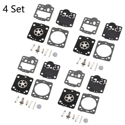 Set of 4 Carburetor Rebuild Kits for Husqvarna 235 236 240 435 (2010–2020)