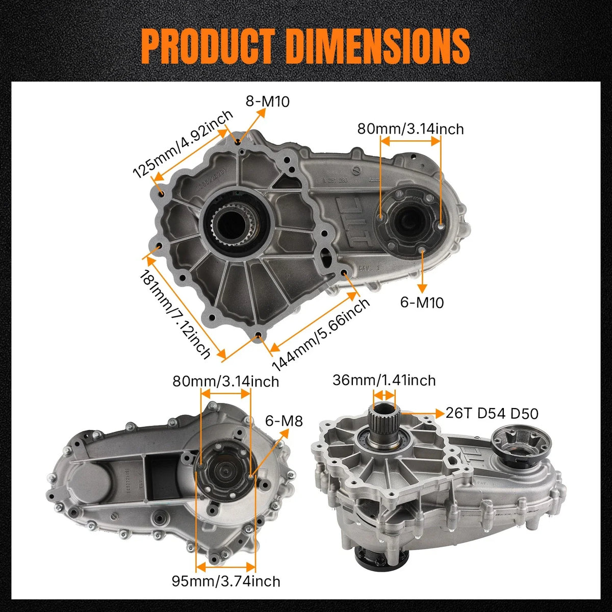 Transfer Case for Jeep Grand Cherokee, Dodge Durango 2011–2013 52853662AC