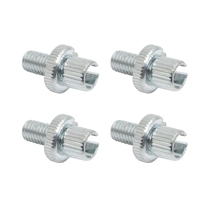 Set of 4 M8 Silver Cable Adjuster Nut Bolt for Honda CB100/125/175/250 (34-67090)