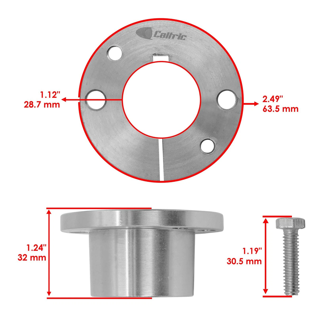 52" Deck Pulley & Hub for Scag Cheetah (SCZ52V-23 SCZ52V-25 SCZ52V-26 SCZ52V-730F) PY480+MX107