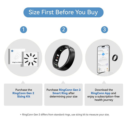 Sizing Kit for RingConn Gen 2 (Size 6-14)