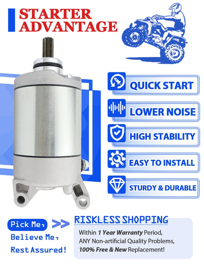 Starter for Polaris Sportsman 450 (2016–2020) with Relay