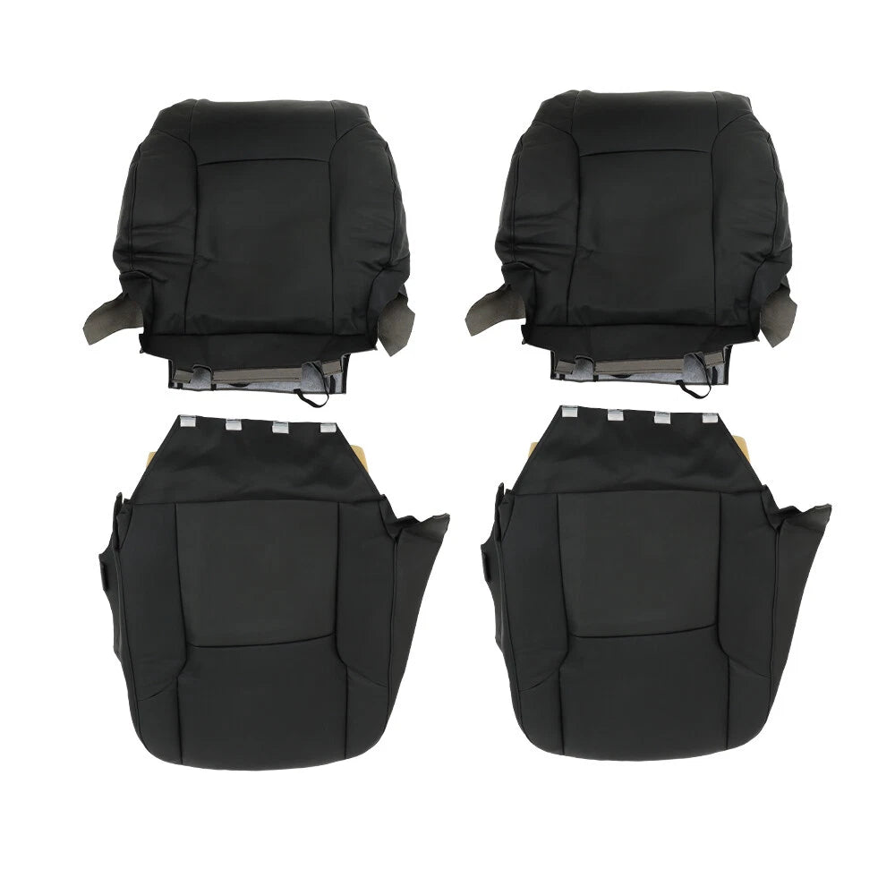 Set of 2 Black Leather Seat Covers for Toyota 4Runner Limited (2003–2009)