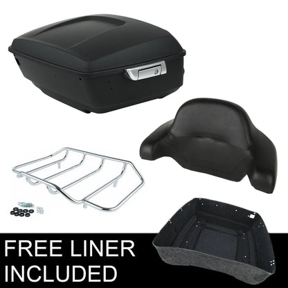 Matte King Trunk Pad for Harley Touring Street Road Glide FLHX (2014–2026)