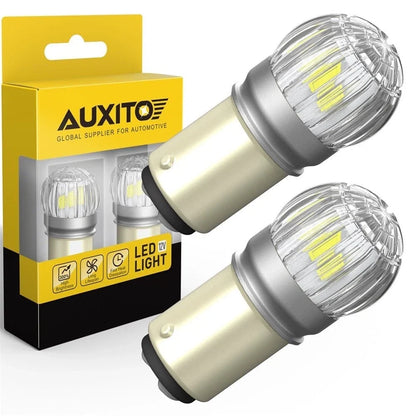 2X AUXITO 1157 BAY15D LED Front Turn Signal Parking Light Bulb for