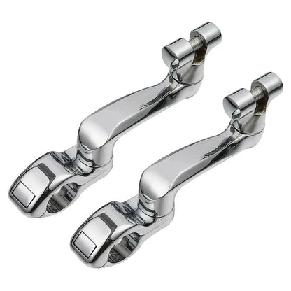 1 1/4" Adjustable Engine Guard Highway Foot Pegs for Harley
