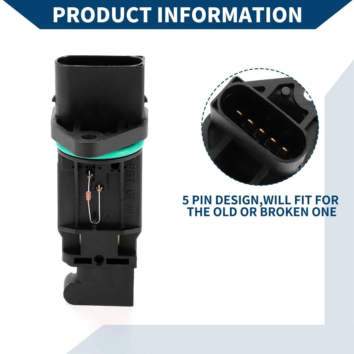 MAF Sensor for BMW E46 E36 E39 E38 E53 (1998–2006)