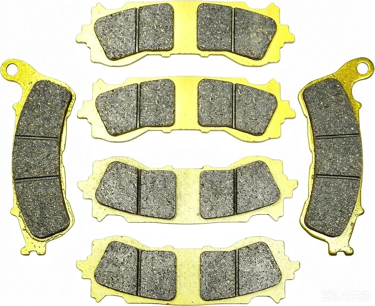 Set of 2 MC Front Rear Brake Pads for Honda GL 1800 Goldwing (2018–2026)