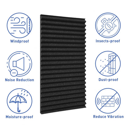 Window Air Conditioner Side Panels Foam for Black