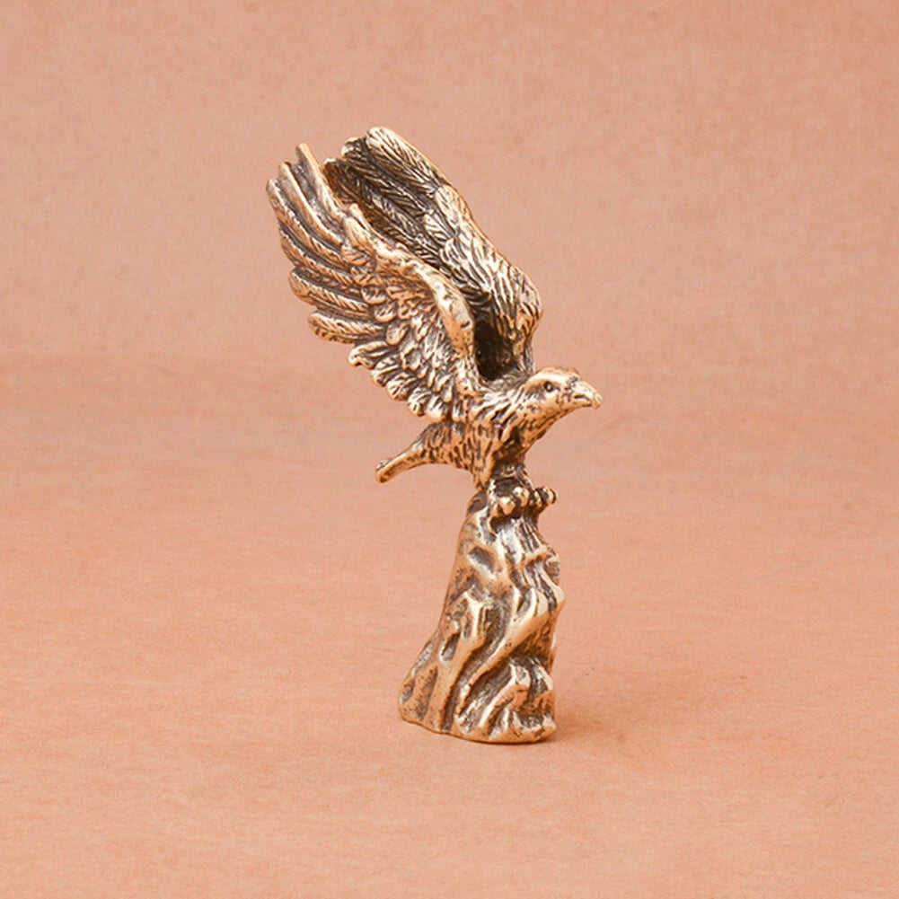 Brass Eagle Figurine Statue for Office Table Decoration