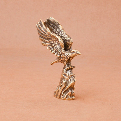 Brass Eagle Figurine Statue for Office Table Decoration