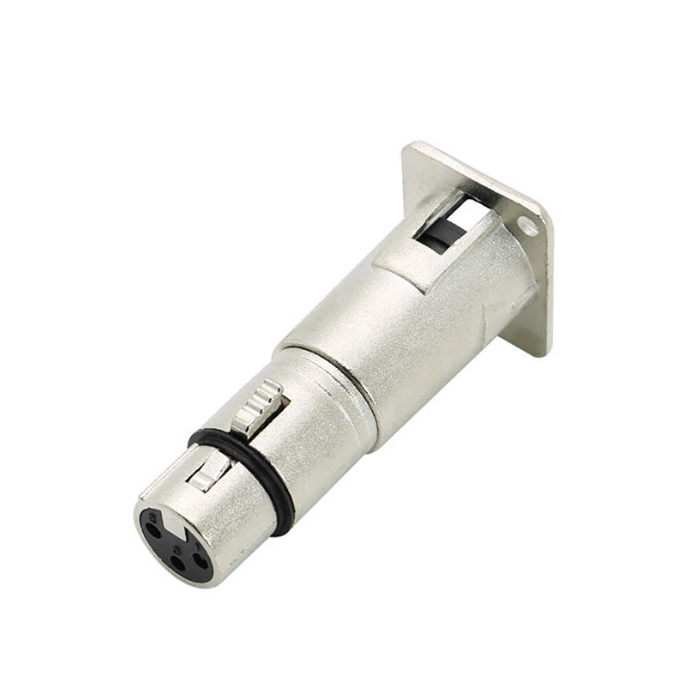 Set of 4 XLR Male to XLR Female Feed/Pass Thru Connector Adapters