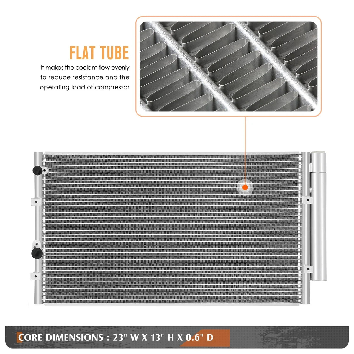 A/C Condenser for Scion FR-S/Subaru BRZ/Toyota 86 (2013–2021) OE Style Aluminum